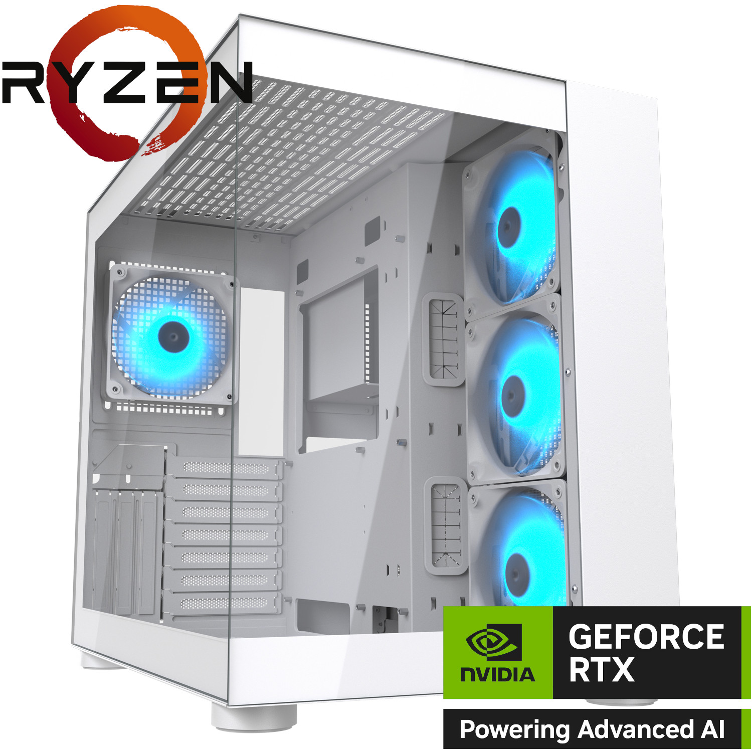 Aquarium-White-9600X-RTX5060TI8