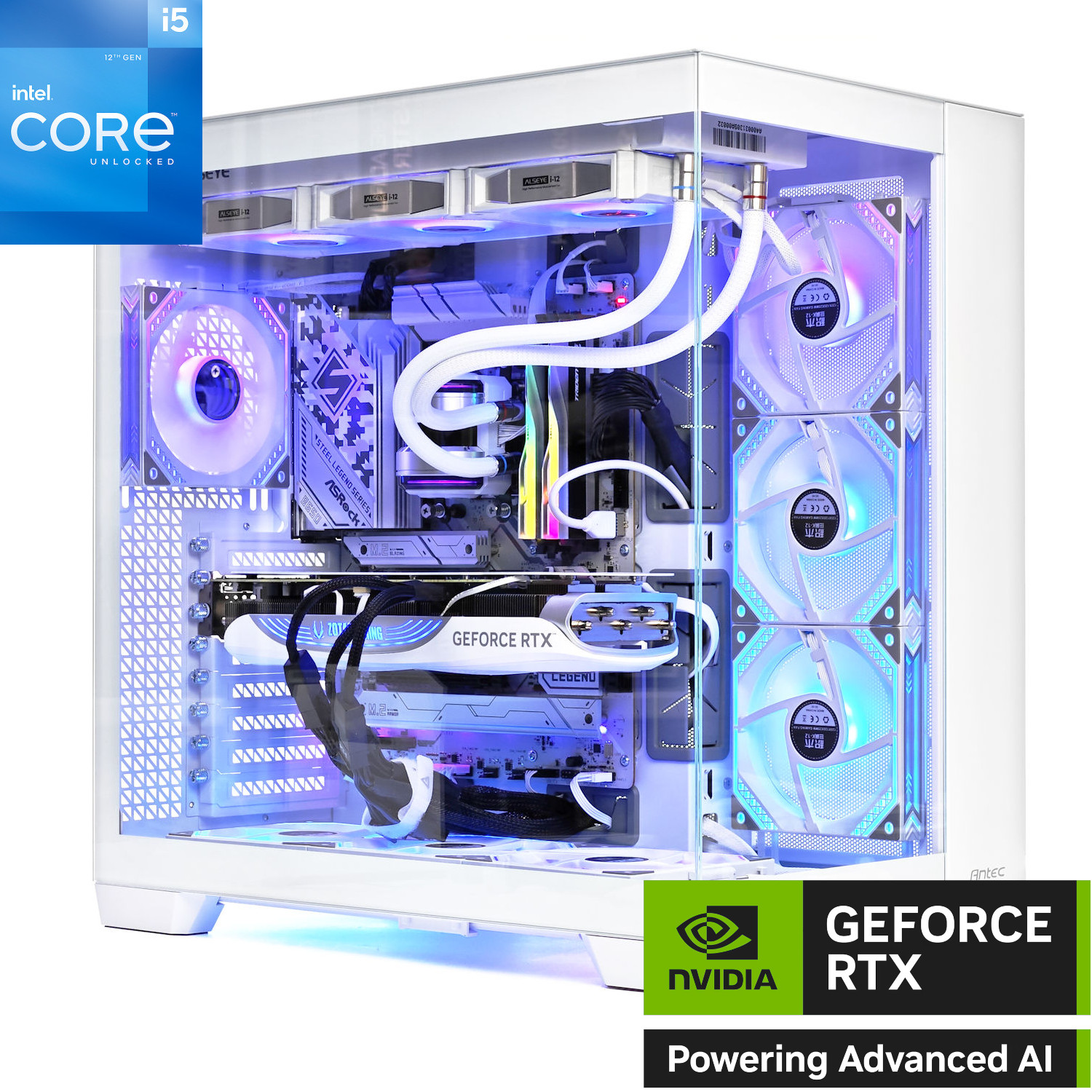Plonter - Aquarium-White-I5-RTX5060TI16 -   
